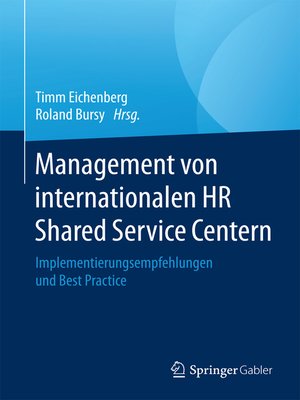 cover image of Management von internationalen HR Shared Service Centern